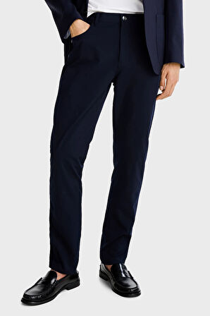 Erkek Th Stretch Twill Bleecker Pantolon - Lacivert | 33/32