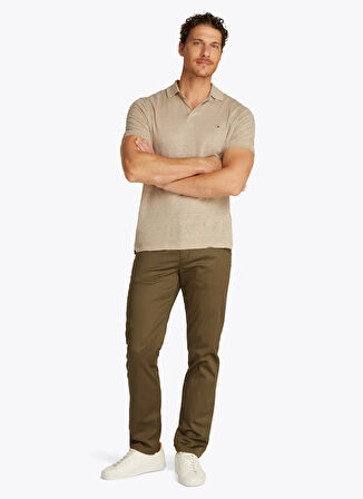 Tommy Hilfiger Koyu Haki Erkek Polo T-Shirt MW0MW38476RBT