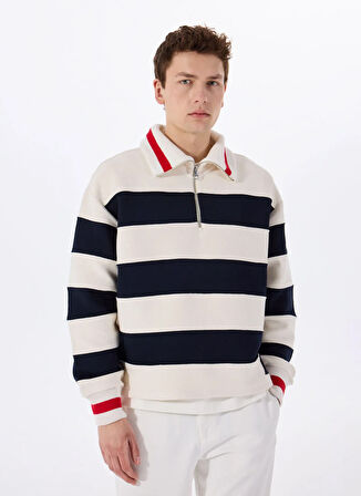 Tommy Hilfiger Mavi Erkek Sweatshırt MW0MW38967DW5