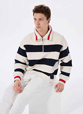 Tommy Hilfiger Mavi Erkek Sweatshırt MW0MW38967DW5