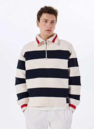Tommy Hilfiger Mavi Erkek Sweatshırt MW0MW38967DW5