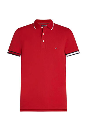 Tommy Hilfiger Flag Cuff Erkek T-Shirt 38458