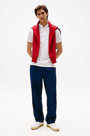 Erkek Th Regular Fit Monotype Polo T-Shirts - Beyaz | M