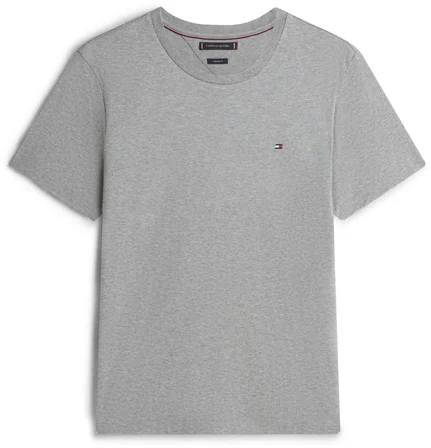 TOMMY HILFIGER Erkek Marka Logolu Günlük Kullanıma Uygun Koyu Gri T-Shirt MW0MW37508 P91