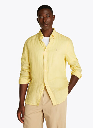Tommy Hilfiger Sarı Erkek Gömlek MW0MW34602ZF0
