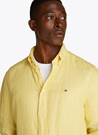 Tommy Hilfiger Sarı Erkek Gömlek MW0MW34602ZF0
