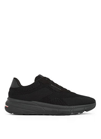 Tommy Hilfiger Siyah Erkek Sneaker LIGHTWEIGHT RWB KNIT