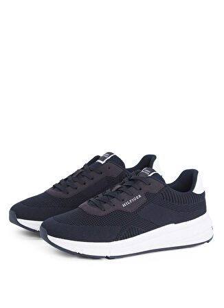 Tommy Hilfiger Lacivert Erkek Sneaker LIGHTWEIGHT RWB KNIT