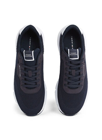Tommy Hilfiger Lacivert Erkek Sneaker LIGHTWEIGHT RWB KNIT