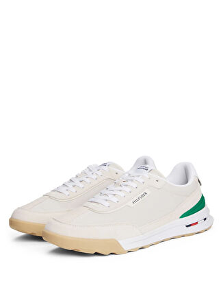 Tommy Hilfiger Bej Erkek Sneaker RETRO RUNNER SEASONAL