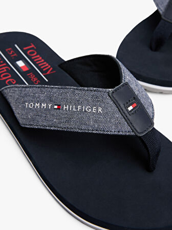 TOMMY HILFIGER CHAMBRAY BEACH SANDAL Terlik
