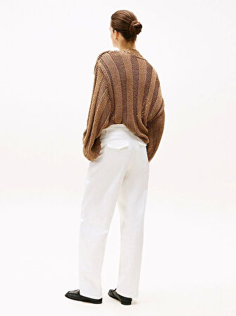 COTTON BARREL RELAXED STR CHINO