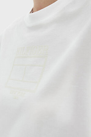 Tommy Hilfiger Bayan T Shirt WW0WW45525 YCF