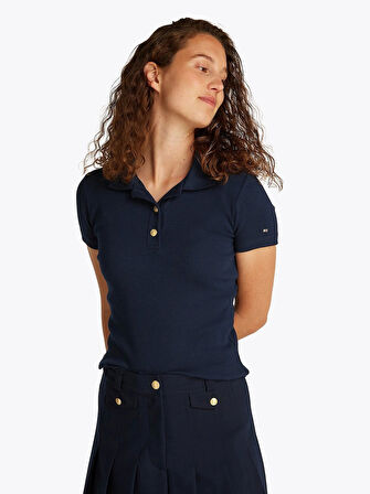 Tommy Hilfiger Kadın  Lacivert Polo T-Shirt