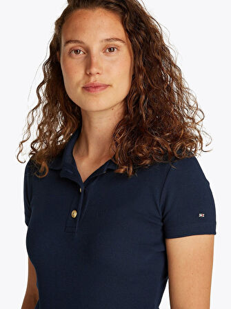 Tommy Hilfiger Kadın  Lacivert Polo T-Shirt
