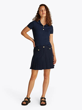 Tommy Hilfiger Kadın  Lacivert Polo T-Shirt