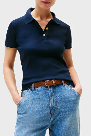 Tommy Hilfiger Bayan Polo Yaka T Shirt WW0WW45436 C1G