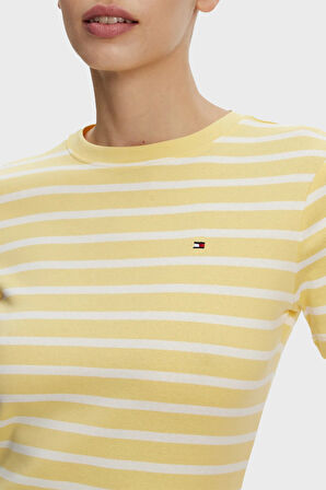 Tommy Hilfiger Bayan T Shirt WW0WW40587 0FR
