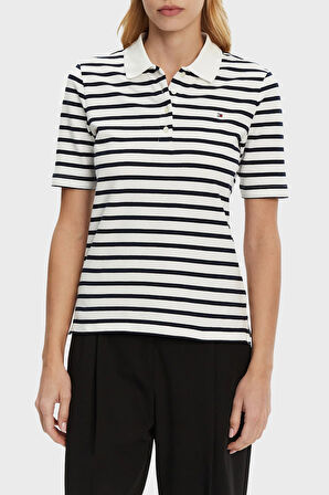 Tommy Hilfiger Bayan Polo Yaka T Shirt WW0WW43224 0BF