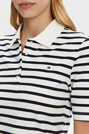 Tommy Hilfiger Bayan Polo Yaka T Shirt WW0WW43224 0BF