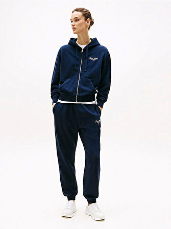 REG SCRIPT ZIP HOODIE