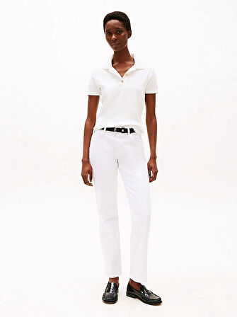SLIM GOLD BUTTON POLO SS