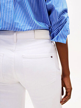 Tommy Hilfiger BOOTCUT RW WHITE Kadın  Pantolon WW0WW44362YCF