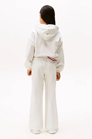 Kız Çocuk Th Geniş Paça Eşofman Altı - Beyaz | 8 Yaş