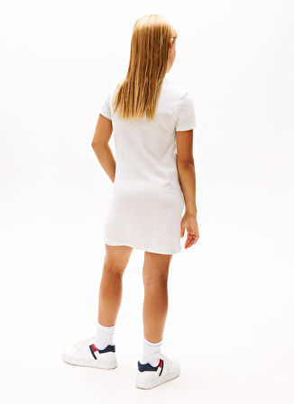 Tommy Hilfiger Gri Kız Çocuk Elbise