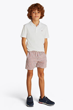 Erkek Çocuk Interlock Regular Polo T-Shirt - Beyaz | 10 Yaş