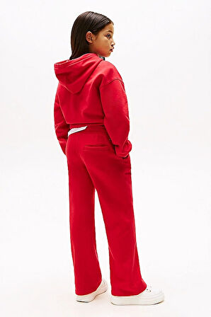 Kız Çocuk Th Geniş Paça Eşofman Altı - Kırmızı | 14 Yaş
