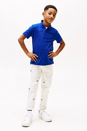Erkek Çocuk Th Polo T-Shirt - Mavi | 6 Yaş