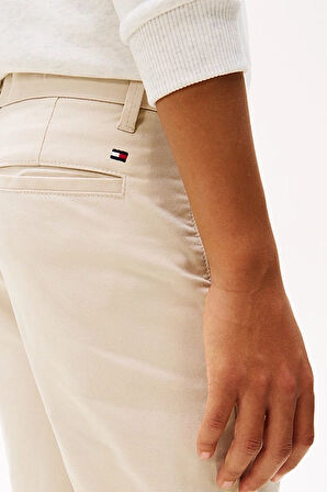 Erkek Çocuk Th Woven Kemerli Şort - Bej | 12 Yaş