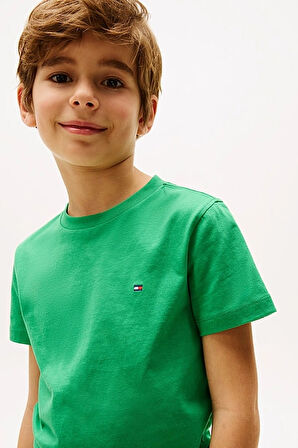 Erkek Çocuk Th Pamuklu T-Shirt - Yeşil | 14 Yaş