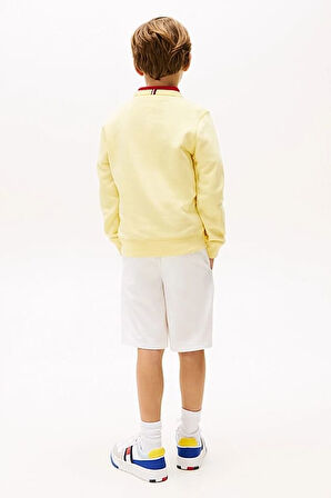 Erkek Çocuk Th Flag Sweatshirt - Sarı | 7 Yaş