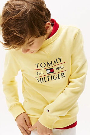 Erkek Çocuk Th Flag Sweatshirt - Sarı | 7 Yaş