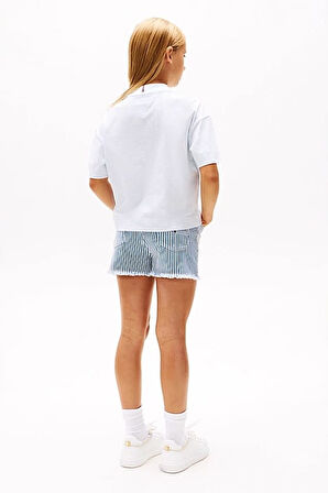 Kız Çocuk Th Varsity Melange Archive T-Shirt - Mavi | 6 Yaş