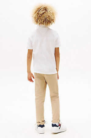Erkek Çocuk Th Polo T-Shirt - Beyaz | 8 Yaş