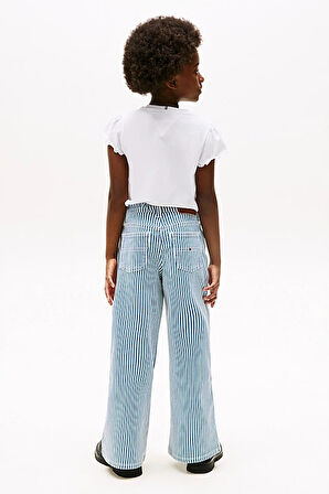 Kız Çocuk Th Mabel Stripe Çizgili Jeans - Mavi | 14 Yaş