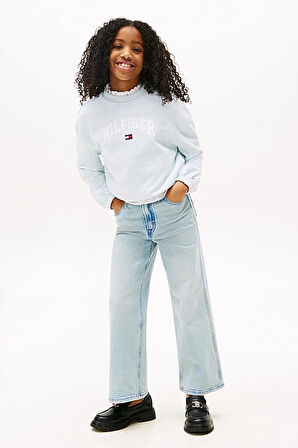 Kız Çocuk Th Varsity Sweatshirt - Mavi | 12 Yaş