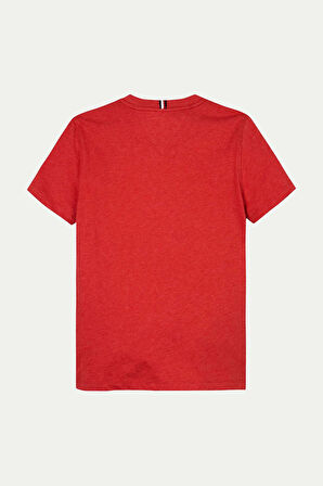 Erkek Çocuk Th Pamuklu T-Shirt - Kırmızı | 7 Yaş