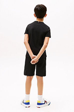 Erkek Çocuk T-Shirt ve Şort Takım - Siyah | 7 Yaş