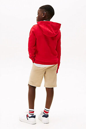 Erkek Çocuk Th Kapüşonlu Sweatshirt - Kırmızı | 10 Yaş