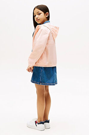 Kız Çocuk Th Kapüşonlu Rüzgarlık - Pembe | 8 Yaş