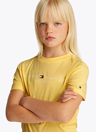 Tommy Hilfiger Sarı Erkek Çocuk T-Shirt
