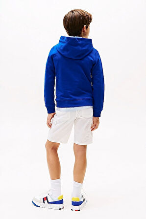 Erkek Çocuk Th Kapüşonlu Sweatshirt - Mavi | 10 Yaş