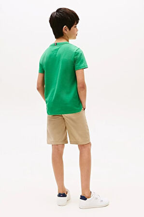 Erkek Çocuk Th Hilfiger Palm Logo T-Shirt - Yeşil | 12 Yaş
