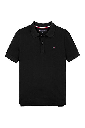 Erkek Çocuk Th Polo T-Shirt - Siyah | 8 Yaş