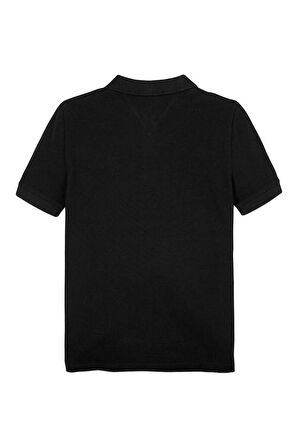Erkek Çocuk Th Polo T-Shirt - Siyah | 8 Yaş