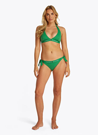Yeşil Kadın Yandan İpli Cheeky Bikini Alt UW0UW04497L13